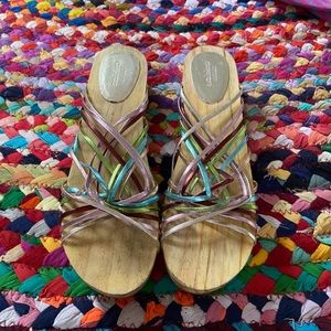 Urban Outfitter Rainbow Sandals
